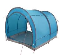 vidaXL Carpa de Almacenamiento de Bicicletas al Aire Libre Azul - Impermeable, Resistente al Viento, Fácil de Montar, Espaciosa, Duradera para Camping, Portátil para Viajes en Grupo y Senderismo en