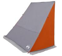 vidaXL Carpa de Camping Gris y Naranja | Tamaño Ajustable 190 x 150 x 230 cm, Impermeable, Resistente al Viento, Hecha de Poliéster Resistente y Transpirable, Ideal para Disfrutar al Aire Libre, Ref
