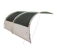 vidaXL Carpa de Camping Impermeable Verde de - Altura Ajustable, Amplia de 260 x 350 cm, Resistente al Viento, Retardante de Llama, Fácil de Montar para Adultos y Familias, Ideal para Acampar al Air