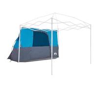 vidaXL Carpa de Camping para 4 Personas, con Tela Impermeable y diseño Que Respira, Malla Resistente, fácil de Montar. Un Refugio Ideal al Aire Libre para Familia y Amigos Verano,