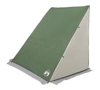 vidaXL Carpa de Camping Verde Impermeable | Tamaño Ajustable, Resistente al Viento y con Diseño Transpirable - Ideal para el Verano y Temporada. Refugio Plegable para Equipos de Senderismo y Aventur