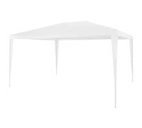 vidaXL Carpa de fiesta Marquesina 3x4 m Blanca – Cubierta de techo para jardín