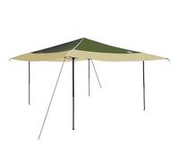 vidaXL Carpa de Fiesta Exterior Verde 400 x 400 cm Tela Oxford Montaje Rápido para 2 Personas Diseño Moderno Incluye 1 Toldos Marco Preensamblado Bolsa de Transporte y 4 Cuerdas de Sujeción Pabellón