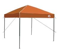 vidaXL Carpa de Fiesta Naranja 250 x 250 x 227 cm, Tela Oxford, Pop-up, Resistente al Clima Eventos en el jardín o terraza. Incluye Marco, Bolsa, Cuerdas y Clavos. Montaje fácil para
