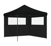 vidaXL Carpa de Fiesta Negro 292 x 292 x 315 cm Tela Oxford
