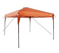 vidaXL Carpa Dosel Manual Naranja 290 x 290 x 251 cm Tela, Carpa de jardín, Portable, fácil de armar, Resistente al Agua, Duradera, a Prueba de UV, Ideal para Eventos al Aire Libre