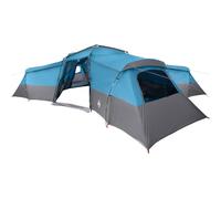 vidaXL Carpa Grande para Exteriores en Azul, Hecha de poliéster, Resistente al Clima y con Recubrimiento de PU Impermeable. Tiene un diseño Moderno, es Transpirable y Duradera. Viene con Cierre de c