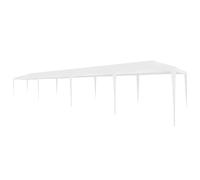 vidaXL Carpa para Celebraciones PE Blanca 3x12 m Pabellones Cenadores Jardín