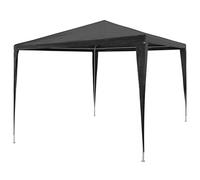 vidaXL Carpa para Celebraciones PE Gris Antracita 3x3m Cenador de Exteriores