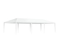 vidaXL Carpa para Celebraciones, Toldo Resistente a Rayos UV, Carpa para Bodas Fiestas Barbacoas, Cenador para Patio Terraza, Blanco