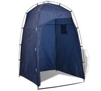 vidaXL Tienda de Campaña para Ducha/WC/Vestidor Azul Medidas 130 x 130 x 210 cm