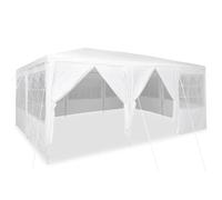 vidaXL Carpa para Fiestas con 10 Paredes Blancas, Eventos al Aire Libre de 400 x 600 cm. Es Resistente, Duradera y Ofrece un montón de Espacio. Ideal para reuniones, bufets y celebraci