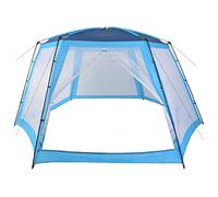 vidaXL Carpa para Piscinas Accesorios para Jardín Terraza Patio Exterior Aire Libre Piscina SPA Jacuzzi Protección Refugio Sombra 660x580x250cm Azul