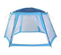 vidaXL Carpa para Piscinas Accesorios para Jardín Terraza Patio Exterior Aire Libre Piscina SPA Protección Refugio Sombra 500x433x250cm Azul