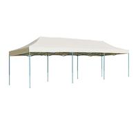 vidaXL Carpa Plegable Pop-up 3x9m Crema Toldo Cenador Marquesina Tienda Jardín
