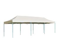 vidaXL Carpa Plegable Pop-up 3x9m Crema Toldo Cenador Marquesina Tienda Jardín