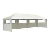 vidaXL Carpa Plegable Pop-up con 5 Paredes 3x9m Crema Toldo Cenador Marquesina