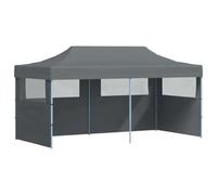 vidaXL Carpa Plegable Pop-up con Paredes Laterales 3x6 m Antracita Exterior