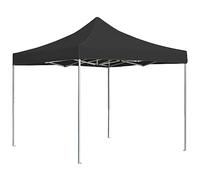 vidaXL Carpa Plegable Profesional Aluminio Cenador Pagoda Jardín Pérgola Fiestas Celebraciones Salones Estructuras Recintos Parasoles 3x3 m Antracita