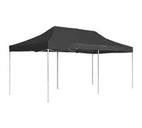 vidaXL Carpa Plegable Profesional Aluminio Cenador Pagoda Pérgola Fiestas Celebraciones Salones Estructuras Recintos Parasoles 6x3 m Gris Antracita