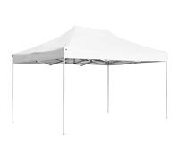 vidaXL Carpa Plegable Profesional Aluminio Cenador Pagoda Pérgola Fiestas Jardín Celebraciones Salones Estructuras Recintos Parasoles 4,5x3 m Blanco