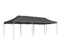 vidaXL Carpa Pleglable Pop-Up 3x9 m Gris Antracita Gazebo Caseta Jardín Patio