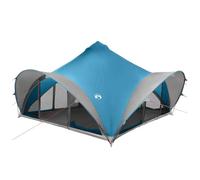 vidaXL Carpa Tipi con Techo Azul 18 Personas Poliéster y Acero