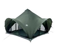 vidaXL Carpa Tipi Verde ejército 6 Personas Poliéster y Acero