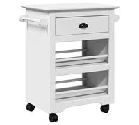 vidaXL Carrito de Cocina BODO Blanco 67,5x45x80 cm