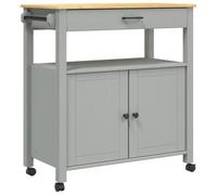 vidaXL Carrito de Cocina Monza Madera Maciza de Pino 84x40x90 cm