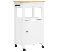 vidaXL Carrito de Cocina Monza Madera Maciza de Pino 48x40x90 cm