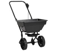 vidaXL Carrito Mano Esparcidor Sal PVC Acero 80x46x75cm 15L Fertilizante Arena