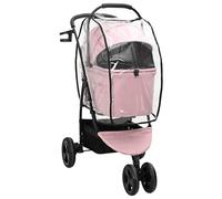 VidaXL - Carrito para perros y gatos (3 ruedas de tela Oxford duradera. Tamaño: 78 x 54 x 101 cm. Diseño plegable y freno de seguridad