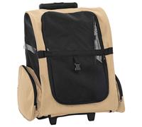 vidaXL Carro Plegable para Mascotas Multiusos Transportín Jaula de Gatos Perros