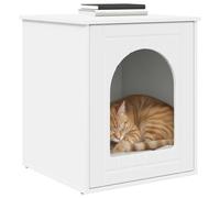 vidaXL Casa para Gatos 53 x 52 x 60 cm Madera de ingeniería, Sala de Estar, Rectangular, Muebles Modernos, Decoración Contemporánea, Diseño Elegante, Distribución Espaciosa, Espacios Funcionales, Com