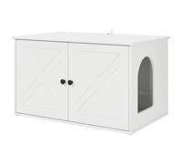 vidaXL Casa para Gatos Brillante 85 x 55 x 50 cm Madera de ingeniería