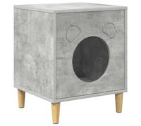 vidaXL Casa para Gatos Concreto 42,5 x 40 x 53 cm Madera de ingeniería