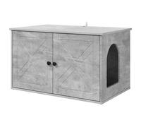 vidaXL Casa para Gatos Concreto 85 x 55 x 50 cm Madera de ingeniería