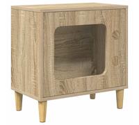 vidaXL Casa para Gatos Sonoma 51 x 30 x 52 cm Madera de ingeniería