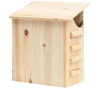 vidaXL Casa para Murciélagos Animales Nido Jaula Caja Caseta Hotel Jardín Balcón Patio Terraza Gancho Decoración 30x20x38 cm Madera Maciza de Abeto