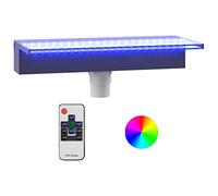 vidaXL - Cascada con LED RGB acrílico 45 cm
