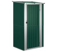 vidaXL Caseta de jardín Verde 118,5x97x209,5 cm Acero galvanizado