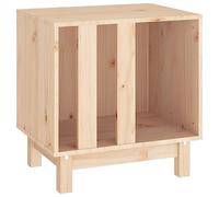 vidaXL Caseta para Perros Madera Maciza de Pino 50x40x52 cm