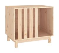 Vidaxl caseta para perros madera maciza de pino 70x50x62 cm