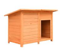 Caseta de madera para perros color Marrón