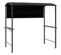 vidaXL Cenador con Tejado Marquesina Carpa Fiestas Cubierta Terraza Balcón Patio Cenas Barbacoas Tienda Dosel Refugio Playa Gris Antracita