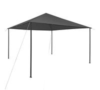 vidaXL Cenador Jardín Pérgola Patio Toldo Sombrilla Tienda Carpa de Celebraciones Fiesta Desmontable Bodas Gris Antracita 4x4x3 m 180 g/m²
