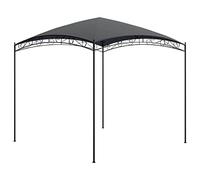 vidaXL Cenador Pérgola Jardín Patio Toldo Tienda Carpa de Celebraciones Fiesta Marquesina Porche Desmontable Bodas Gris Antracita 3x3x2,65 m 180 g/m²