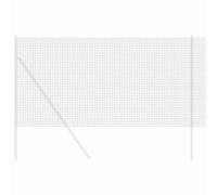 vidaXL Cerca de Alambre Soldado 2500 x 140 cm Gris | Hecho de PVC y hierro de buena calidad, Ideal para jardines, delimitar espacios y decoración,