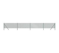 vidaXL Cerca de alambre Verde 0,8x10 m